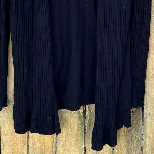 Apt. 9  Women’s Black Open Front Cardigan Sweater Sz XL