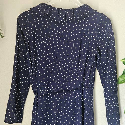 Realisation Par  The Alexandra Dress in Navy Star Size Small