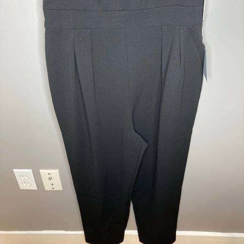 Harper NWT  Rose Gathered Illusion Neck Jumpsuit Size 10