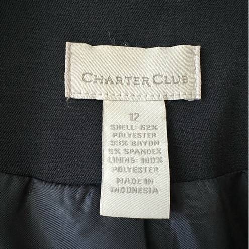 Charter Club  Women’s Navy Blazer Size 12