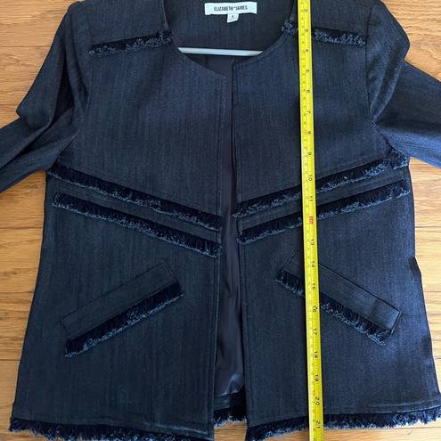 Elizabeth and James  Denim Jacket with Fringe