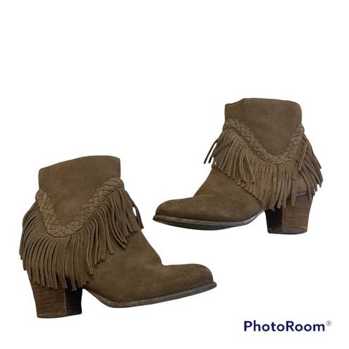 sbicca  - Sound Suede Leather Fringe Bootie