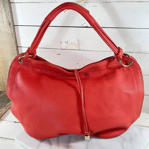 CELINE Celinè Large Leather Shoulder Bag 