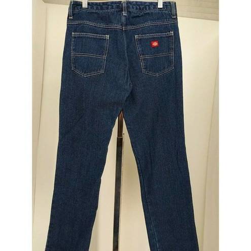 Dickies   BLUE DARK WASH LINING & SHELL 100% COTTON WOMEN'S JEANS SIZE: 6R