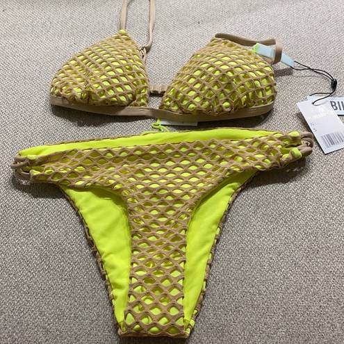 The Bikini Lab  Glimpse Of Summer 2 Piece Neon