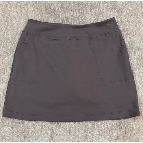 FootJoy  Performance Knit Black Golf Skirt Size Medium EUC Athletic Tennis Skort
