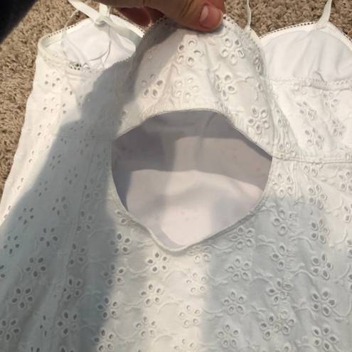 EXPRESS White Lace Mini Dress