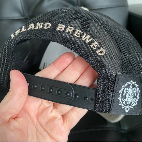 Pacific&Co Maui Brewing  Burlap Trucker Hat | Island Brewed