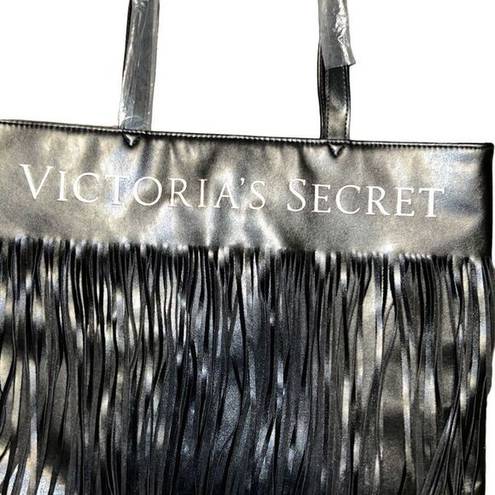 Victoria's Secret Victoria Secret Black Fringe Shoulder Bag
