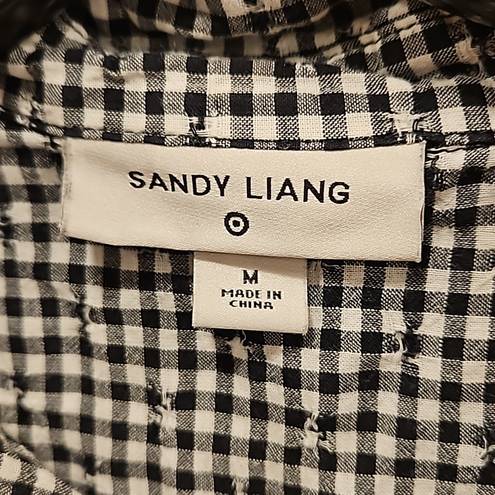 Sandy Liang 💕 x TARGET💕 Short Sleeve Ruffle Blouse ~ Gingham Print Medium