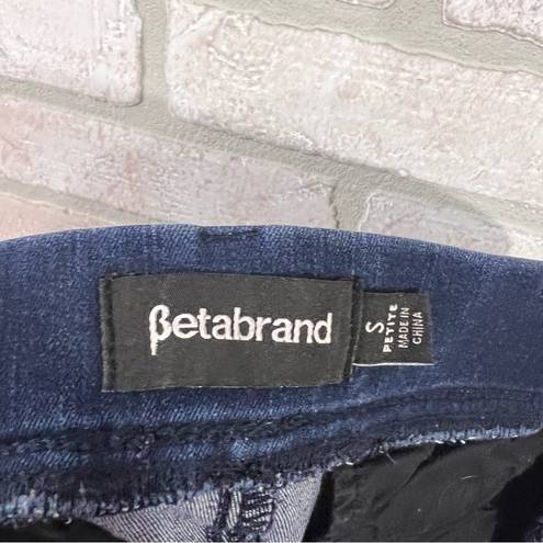 Betabrand  Dark Indigo Skinny Leg Four Pocket Yoga Denim Size S Petite