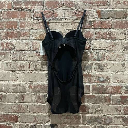 Edge NEW Le Mystere Infinite  Black Bodysuit Size 32C