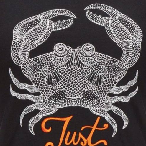 Just Cavalli Crab print T shirt black M