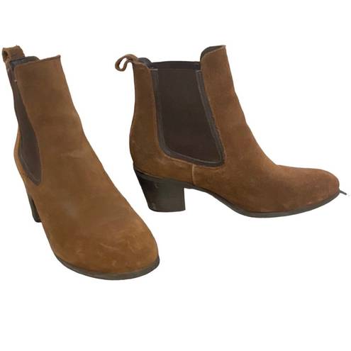 Krass&co Thursday Boot . Chelsea Brown Walnut Heeled Ankle Boots