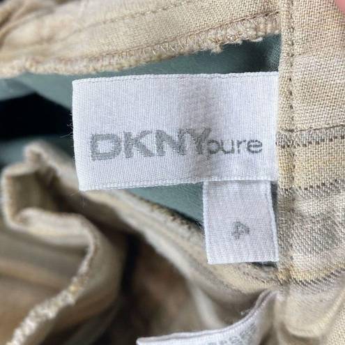 DKNY Vintage Y2K  Pure Sage Green Mid Rise Cargo Capri Pants Size 4