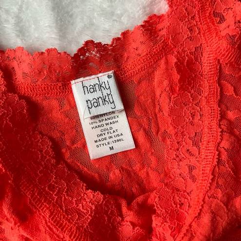 Hanky Panky Vintage  Sheer Lace Tank Top