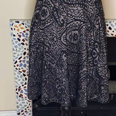 RD Style  Black Patterned Dress