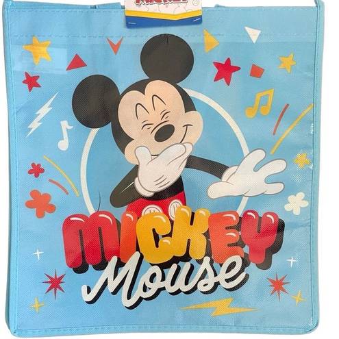 Disney  Junior Mickey Mouse Blue Celebration Reusable Shopper Tote Bag 13x13