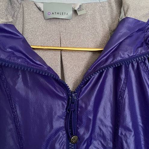 Athleta  Indio Beach Anorak Windbreaker Jacket Purple