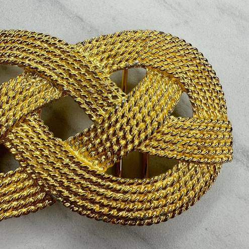 infinity Vintage  Knot Gold Tone Belt Buckle Piece