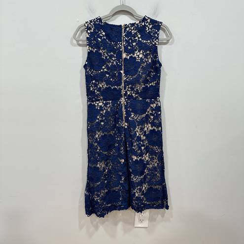 Simply Styled  sleeveless blue lace dress  Size Medium