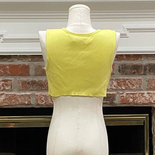 Ny&co yellow crop top / S / Excellent condition