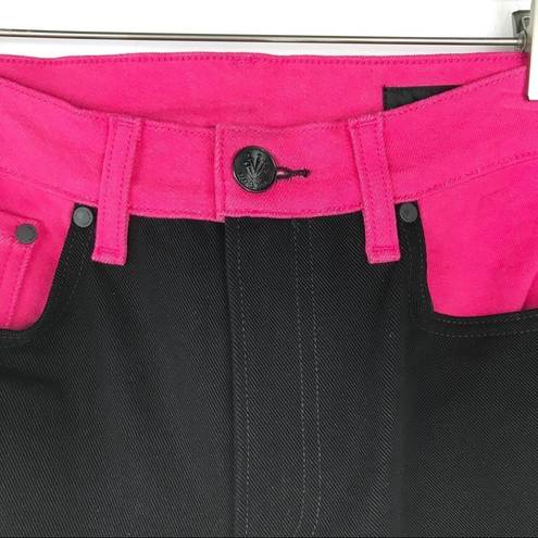 Rag and Bone  Black & Pink Ash Mom Jeans 25 NWT