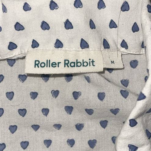 Roller Rabbit Blue Heart  Pjs size Medium