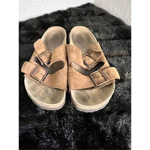 Birkenstock  arizona cocoa nubuck leather 9