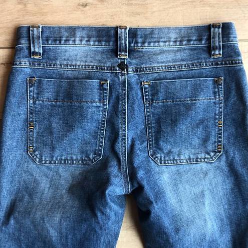 prAna  Honour Boyfriend Medium Wash Denim Straight Leg Relaxed Jeans Size 26