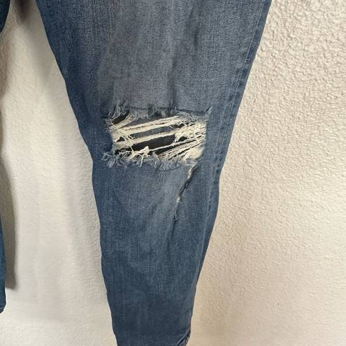 Good American  Good Legs High Rise Ripped Skinny Crop Jeans Size 18 Plus