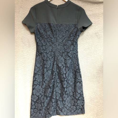 The Row Lark and short sleeve, bluish black dress