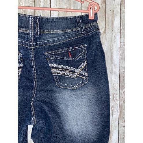 Bermuda Women's Angels  Cuffed Blue Denim Jean Shorts Size 18W