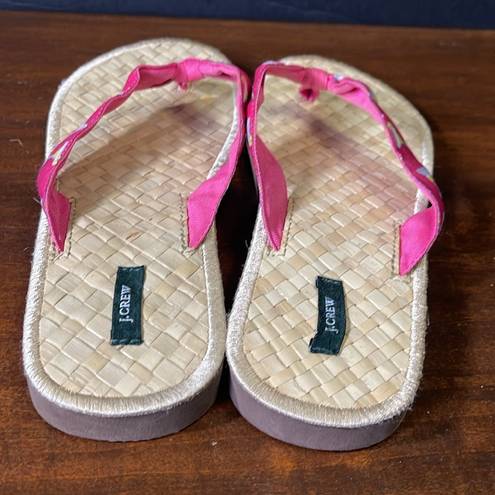 J.Crew  Women’s Margarita pink flip flops size 7