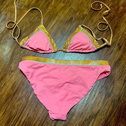 The Bikini Lab Pink Copper Bikini