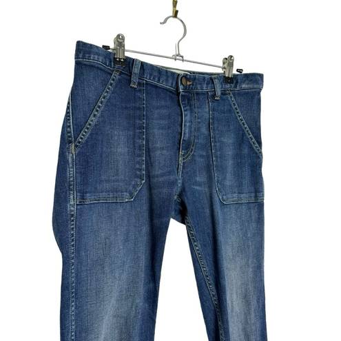 Ba&sh  Sally Straight Jeans Handbrushed Blue