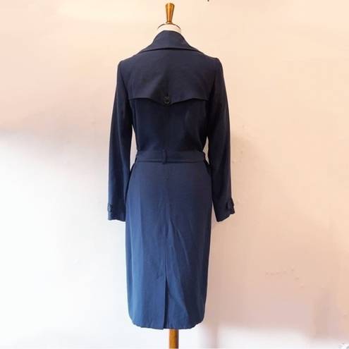 Chelsea28  Navy Trench Coat Size Small