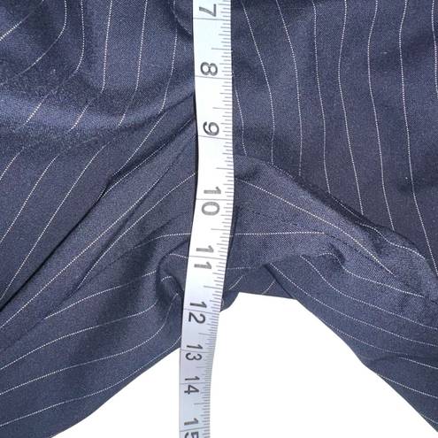 Brooks Brothers  Loro Piana Wool Caroline Fit Pinstripe Straight Leg Pants US 8