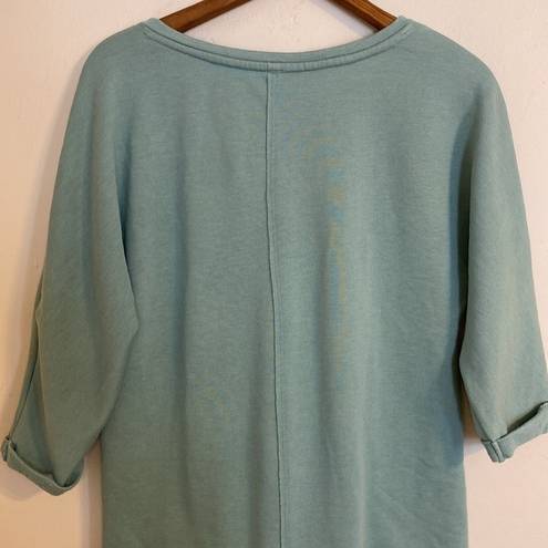 Jag jeans Jag Sea Foam Green Lightweight Pullover Comfy Oversized Lounge Sweatshirt Sz XS