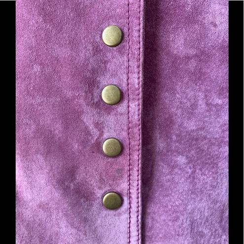 Coldwater Creek  Lavender Suede Jacket