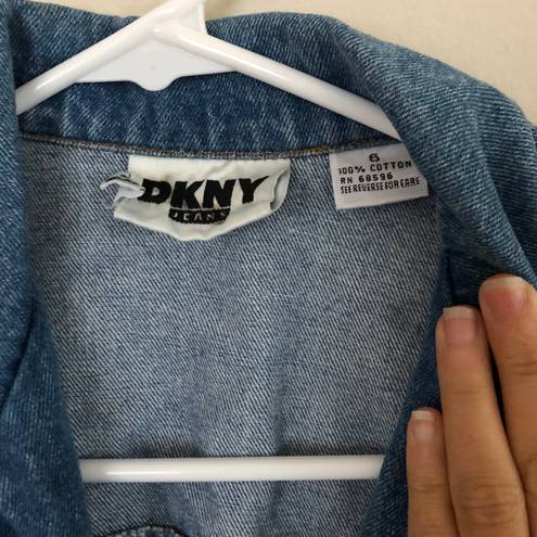 DKNY Vintage  denim blazer jacket