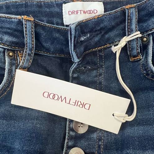 Driftwood  Wyatt flare jeans dark wash size 28