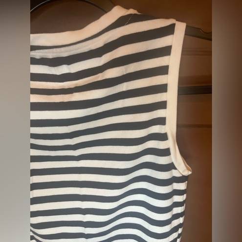 Gap  // Navy + Cream Striped Tank // Size S