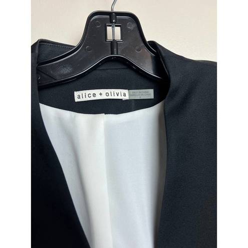 Alice + Olivia  Black Evening Crop Blazer Sz. 8