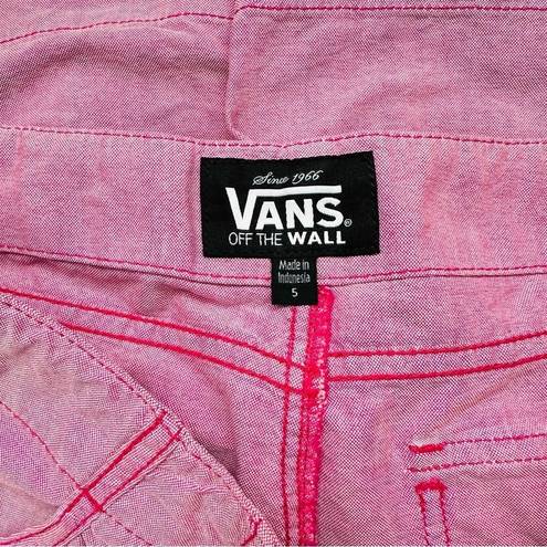 Vans  Off The Wall Juniors Women’s Pink Drawstring Close Shorts Size 5