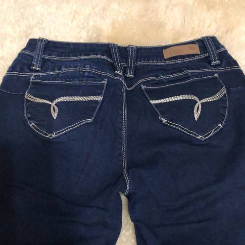 Ymi Dark blue denim skinny jeans size 9