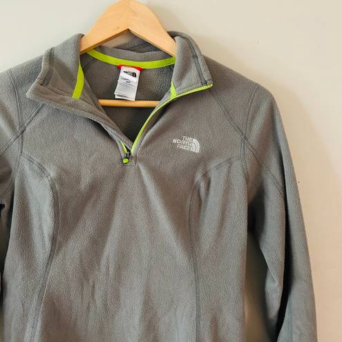 The North Face  gray fleece sweater size small