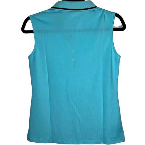 Polo Mofiz Women Collared  Tank Top, Tennis, Golf Shirt Sleeveless Blue XS NWT