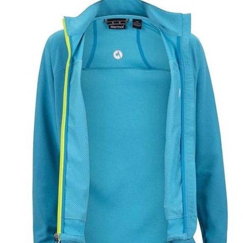 Marmot Womens Tempo M3 Soft Shell Lightweight Jacket Coat Sea Blue Large NWT