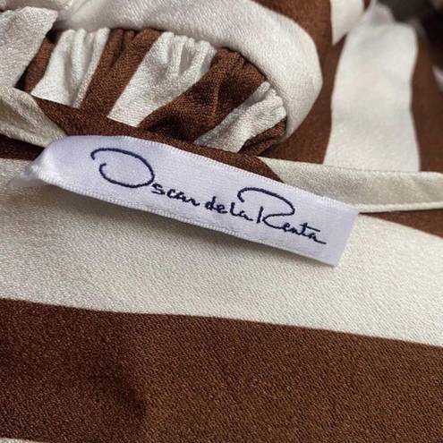 Oscar de la Renta  stripped blouse